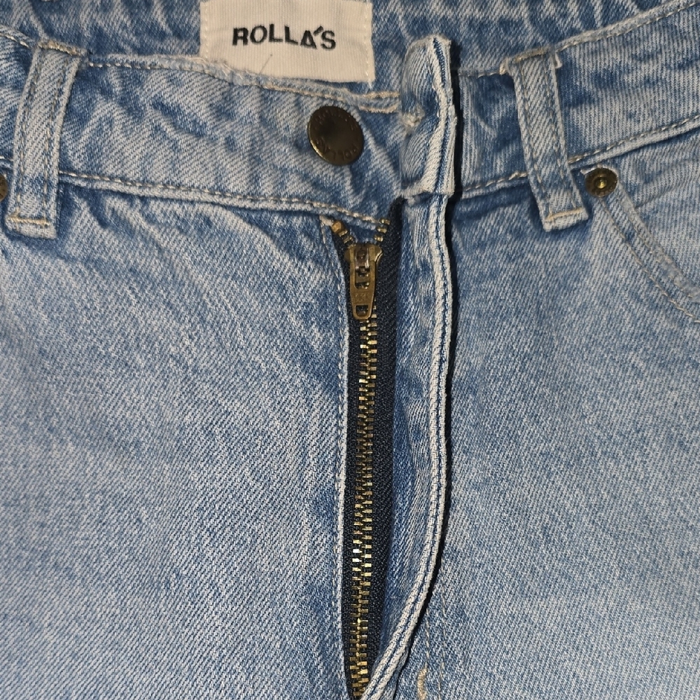 #110. ROLLA'S Original High Rise Straight Leg Jeans - Picture 5 of 8